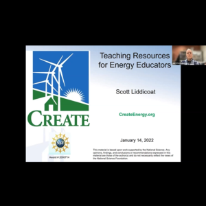 Screenshot for Teaching Resources for Energy Educators