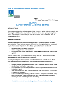Screenshot for Solar Battery and Charge Controller