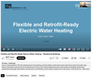 Screenshot for Flexible and Retrofit-Ready Electric Water Heating - Residential Buildings