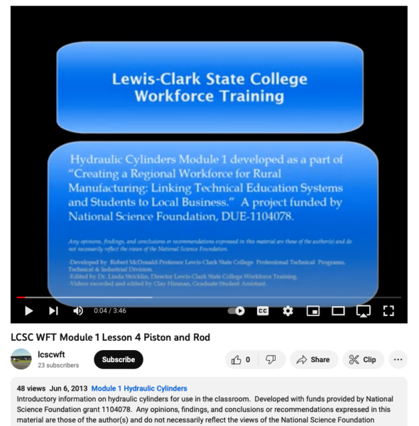 ATE Central Hydraulics Cylinders Module 1 Lesson 4 Piston and Rod