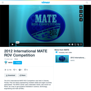 Screenshot for 2012 International MATE ROV Competition