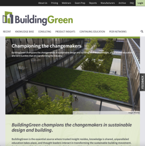 Screenshot for Building Green