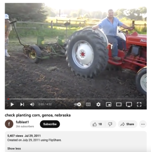 Screenshot for Check Planting Corn, Genoa, Nebraska