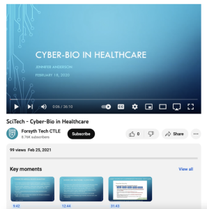 Screenshot for Cyber-Bio in Healthcare