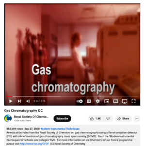 Screenshot for Gas Chromatography