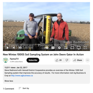 Screenshot for New Wintex 1000S Soil Sampling System on John Deere Gator In Action