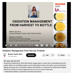 Screenshot for Oxidation Management: From Harvest To Bottle