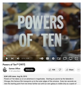 Screenshot for Powers of Ten