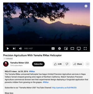 Screenshot for Precision Agriculture with Yamaha RMax Helicopter