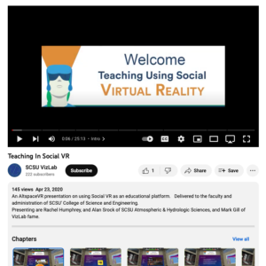 Screenshot for Teaching Using Social Virtual Reality