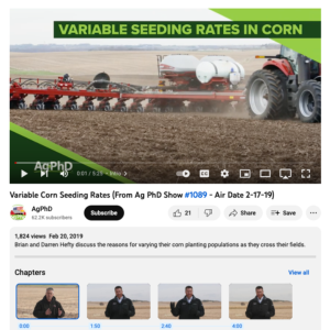 Screenshot for Variable Corn Seeding Rates
