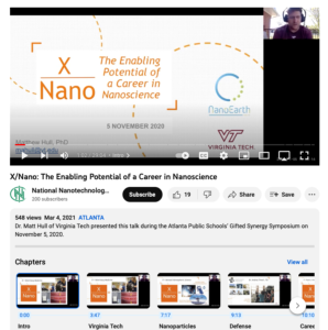 Screenshot for X/Nano: The Enabling Potential of a Career in Nanoscience