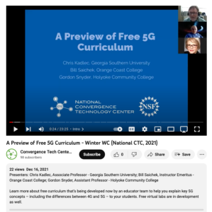 Screenshot for A Preview of Free 5G Curriculum