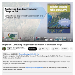 Screenshot for Conducting a Supervised Classification of a Landsat 8 image (Chapter 24 of 25)