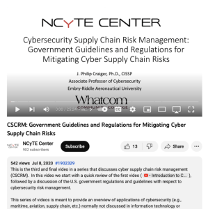 Screenshot for CSCRM: Government Guidelines and Regulations for Mitigating Cyber Supply Chain Risks (3 of 3)