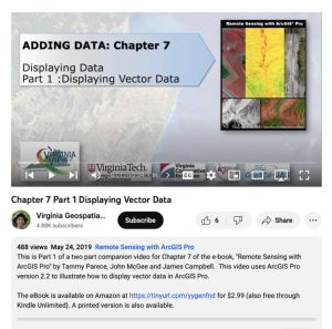 Screenshot for Displaying Vector Data (Chapter 7 of 25, Part 1)