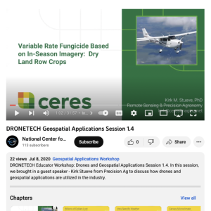 Screenshot for DRONETECH Geospatial Applications Session 1.4