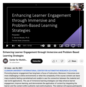 Screenshot for Enhancing Learner Engagement through Immersive and Problem-Based Learning Strategies