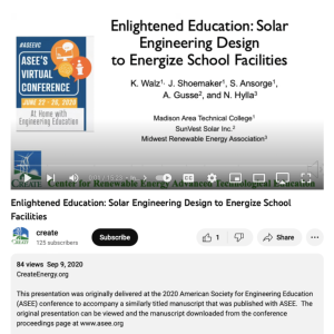 Screenshot for Enlightened Education: Solar Engineering Design to Energize School Facilities Presentation