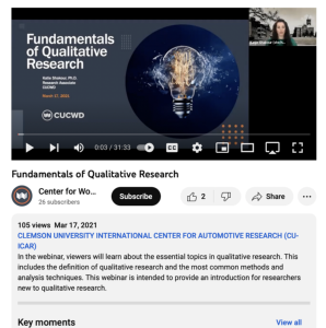 Screenshot for Fundamentals of Qualitative Research