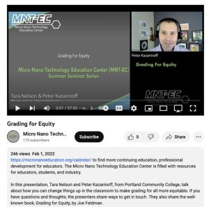 Screenshot for Grading for Equity