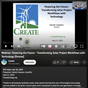 Screenshot for Powering the Future: Transforming Solar Project Workflows with Technology (Drones)