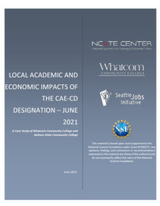 Screenshot for Local Academic and Economic Impacts of the CAE-CD Designation