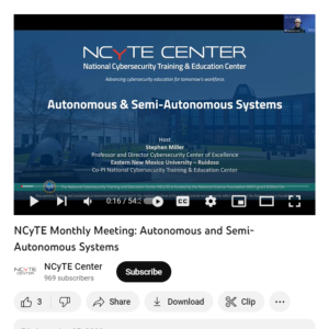 Screenshot for Autonomous and Semi-Autonomous Systems