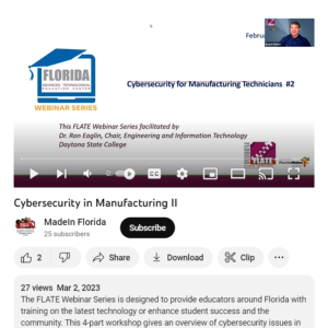 Screenshot for Cybersecurity for Manufacturing Technicians (2 of 4)