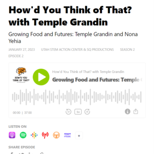 Screenshot for How'd You Think of That? with Temple Grandin: Growing Food and Futures (S2, Ep. 2)