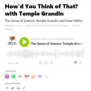 Screenshot for How'd You Think of That? with Temple Grandin: The Sense of Science (S2, Ep. 3)