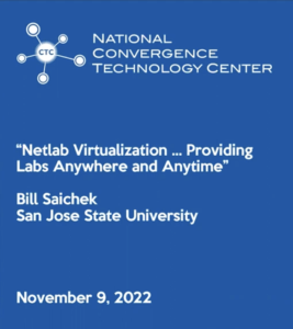 Screenshot for NetLab Virtualization: Providing Labs Anywhere and Anytime
