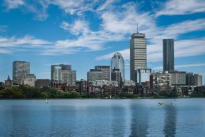 An image of the Boston skyline