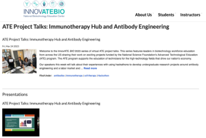 Screenshot for Immunotherapy Hub and Antibody Engineering