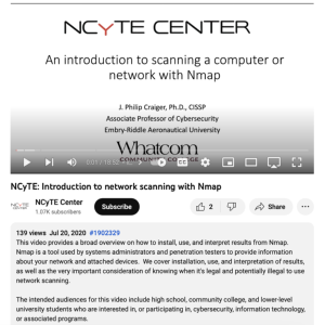 Screenshot for Introduction to network scanning with Nmap