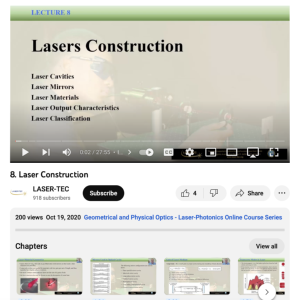 Screenshot for Lecture 8 - Lasers Constructions