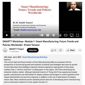 Screenshot for Module 1 - Smart Manufacturing: Future Trends and Policies Worldwide