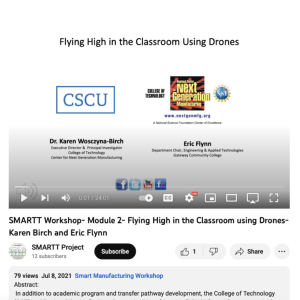 Screenshot for Module 2 - Flying High in the Classroom Using Drones