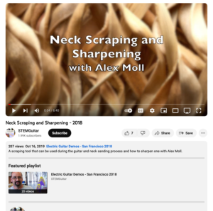 Screenshot for Neck Scraping and Sharpening (Part 15 of 20)