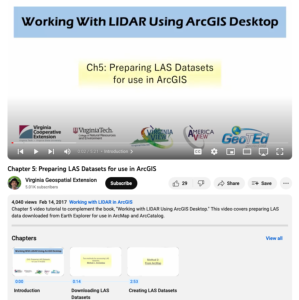 Screenshot for Preparing LAS Datasets for use in ArcGIS (Chapter 5 of 16)