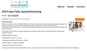 Screenshot for An Introduction to Speed Networking