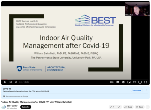 Screenshot for Indoor Air Quality Management After COVID-19