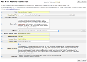 sample related resources submission