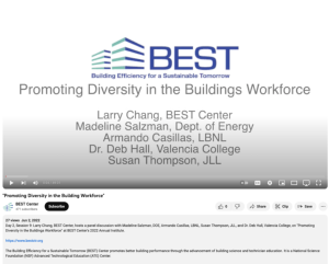 Screenshot for Promoting Diversity in the Building Workforce