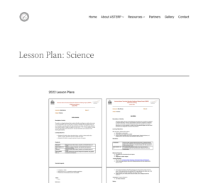 Screenshot for Lesson Plan: Science