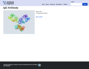 Screenshot for IgG Antibody