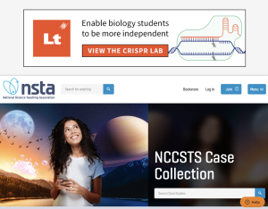 Screenshot for National Center for Case Study Teaching in Science