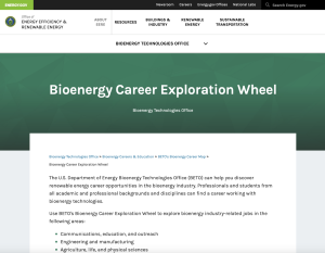 Screenshot for Bioenergy Career Map