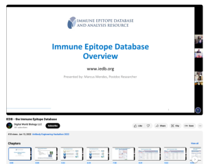 Screenshot for IEDB - The Immune Epitope Database