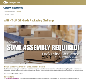 Screenshot for Automated Packaging Challenge - Some Assembly Required